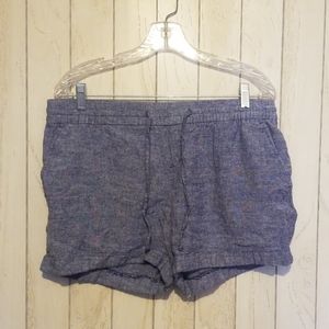 Old Navy linen-blend draw-string shorts